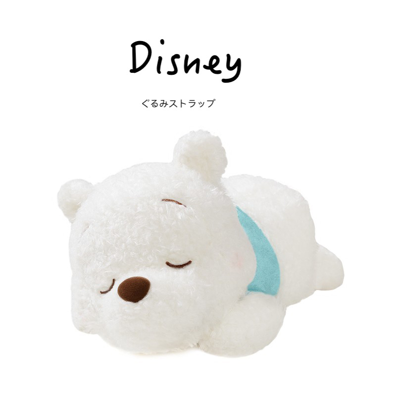 迪士尼日本正版晚安维尼熊公仔