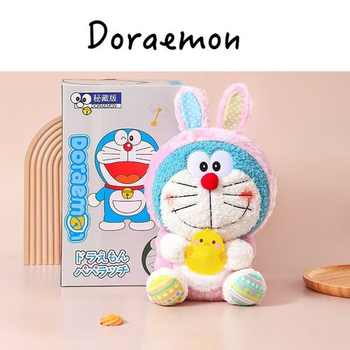 哆啦A梦日本正版机器猫公仔