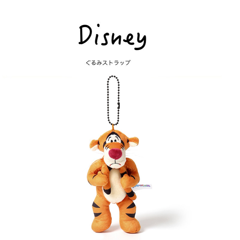 日本东京迪士尼正版肌肉跳跳虎公仔玩偶娃娃毛绒包包挂件小挂饰