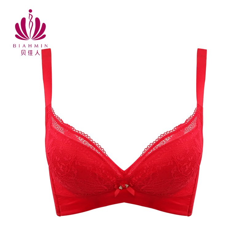 贝佳人软钢圈文胸舒适聚拢内衣女