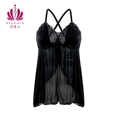 新款睡衣贝佳人吊带睡裙家居服女