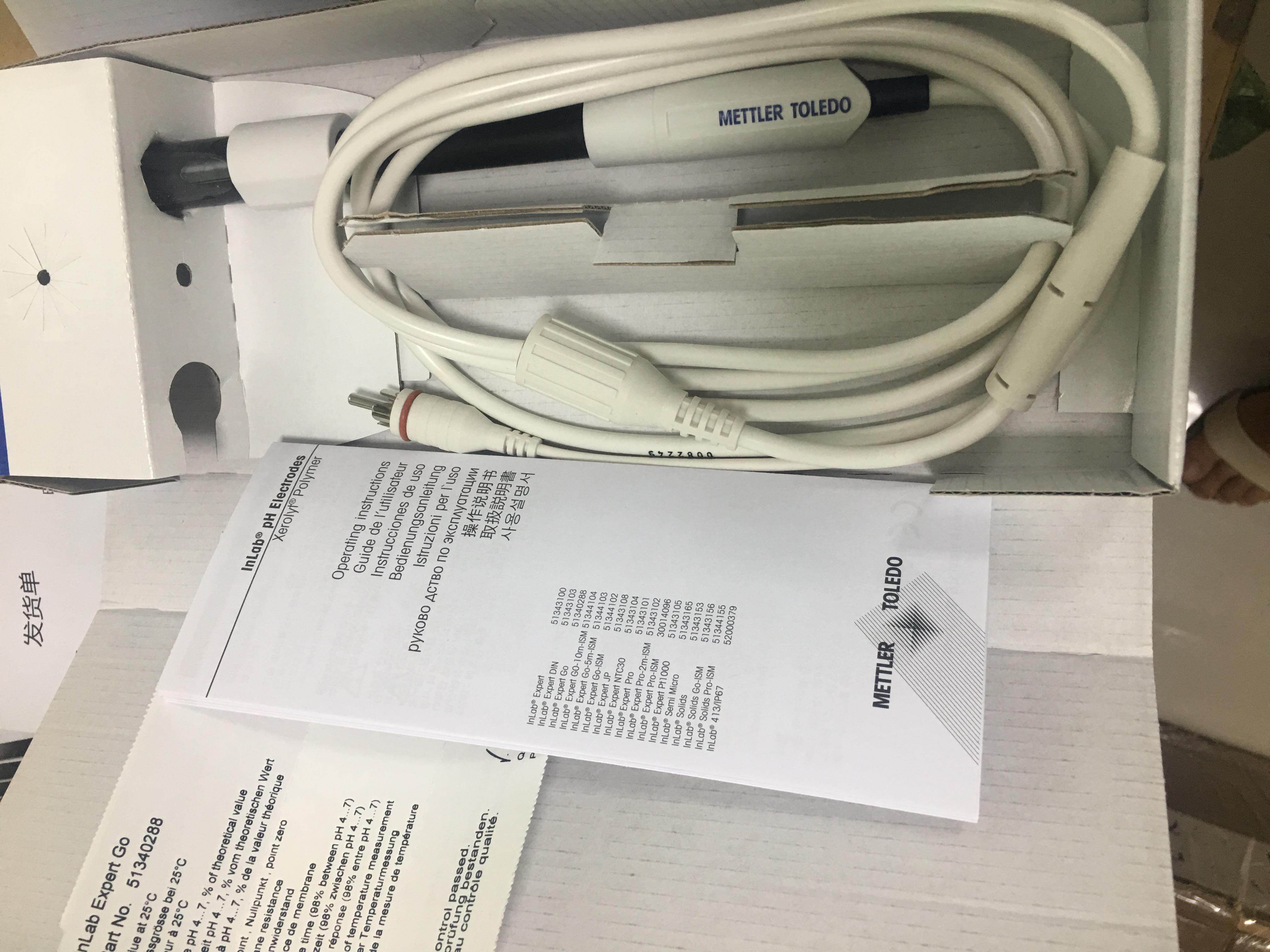 梅特勒 mettler toledo ph计电极 inlab expert go 51340288