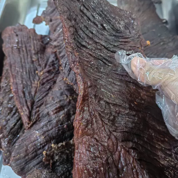 内蒙古草原美食火烤牛肉干大片蛋白含量高真空独立包包邮
