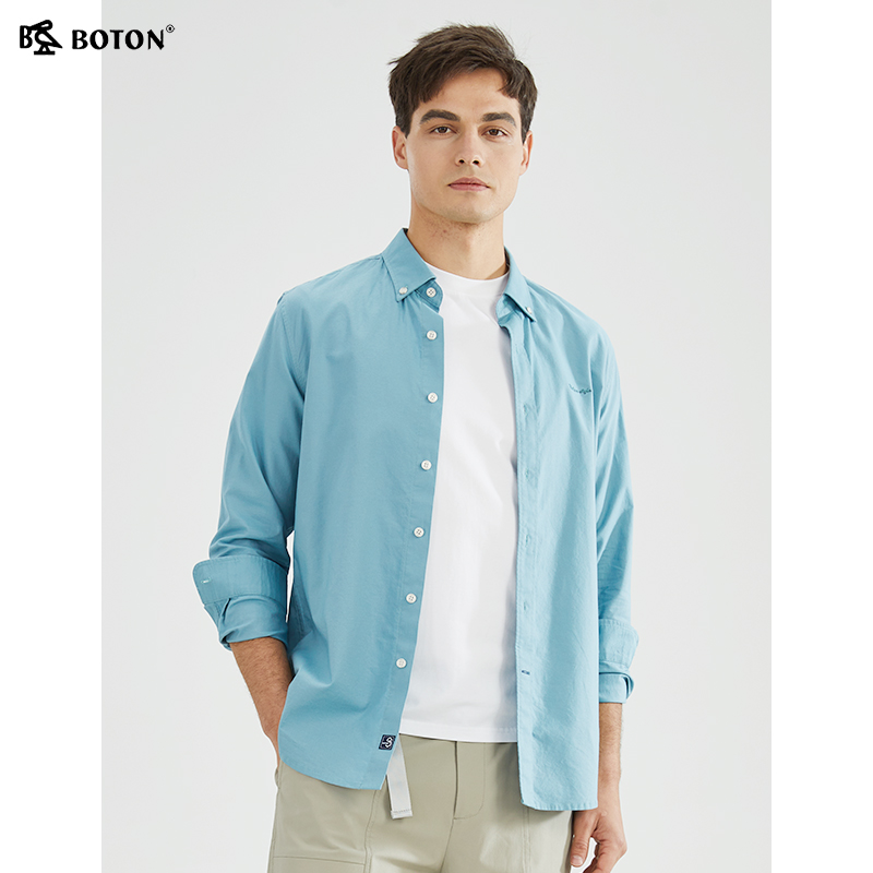 2025年长袖休闲衬衫波顿