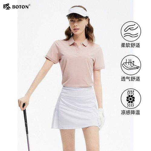 【7A抗菌】波顿2026年夏季新款新女士商务休闲polo衫翻领运动短袖
