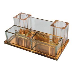 水晶话筒支架ktv酒店夜场麦克风架咪唑无线话筒架桌面玻璃座包邮