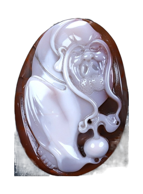 天然凉山南红玛瑙蝶逸男女