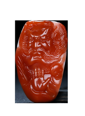 天然吊坠蝶逸南红玛瑙