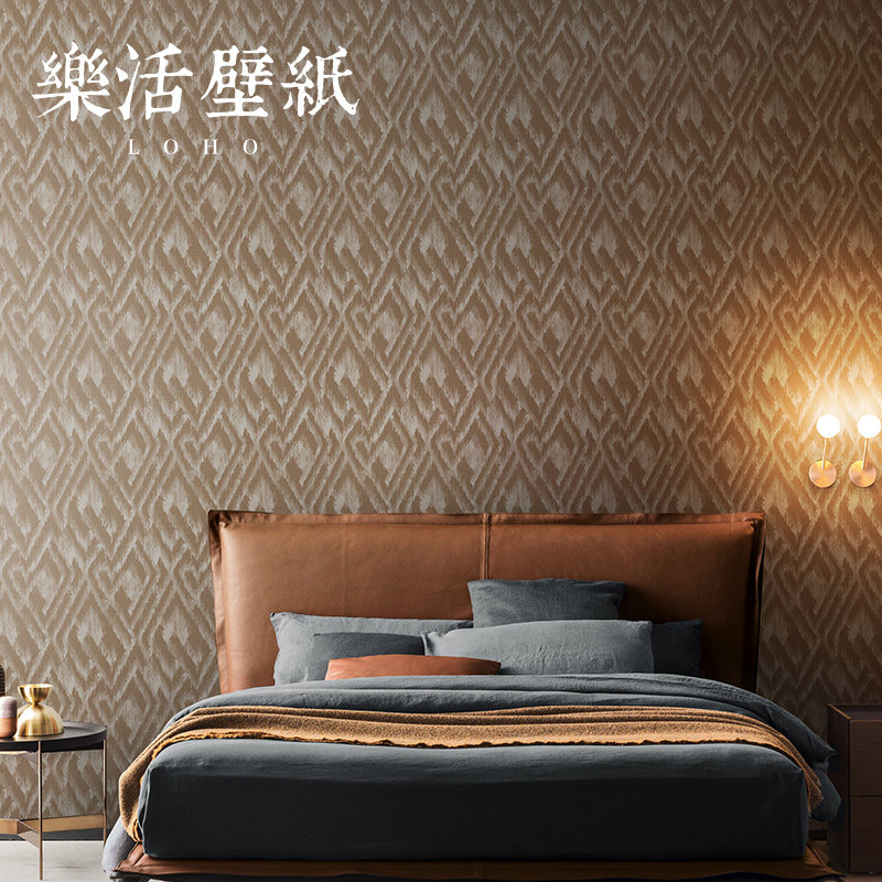 0.92米大卷日本几何抽象背景墙纸加厚医院护理中心月子会所现代风