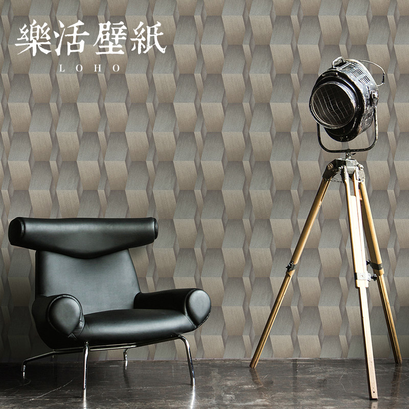 原装进口德国壁纸现代简约3D立体几何图形轻奢客厅卧室背景墙墙纸