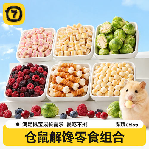 仓鼠磨牙零食大礼包金丝熊兔子龙猫通用营养高蛋白组合小零食用品