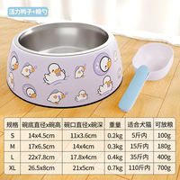 Dog bowl, food bowl, anti-tipping stainless steel dog bowl, special rice bowl for dog bowls, cat water bowl, cat food bowl, pet supplies thumbnail 7