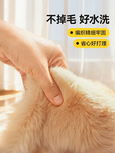 Коврик для кошачьего гнезда, кошачье одеяло, одеяло для домашних кошек для сна зимой, теплая конура для собак, утолщенный бархатный спальный коврик для кроликов зимой