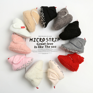 1岁3 男女宝宝棉鞋 秋冬软底婴儿学步鞋 6个月新生儿加厚12 加绒款