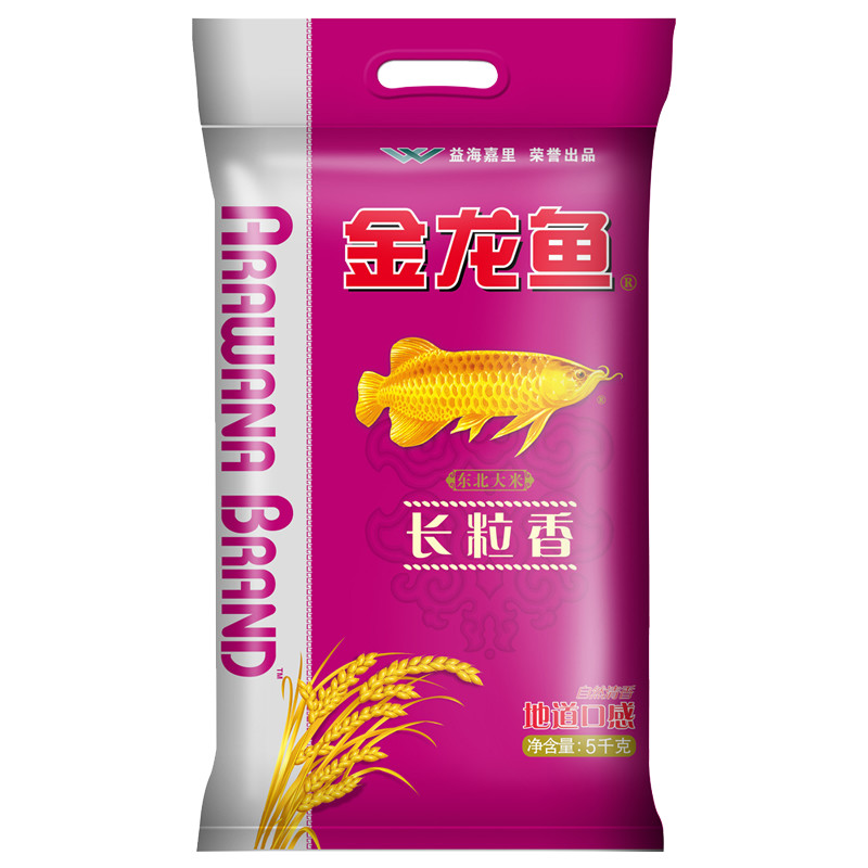 金龙鱼长粒香东北大米5kg 袋装十斤粳米煮粥蒸米饭寿司蛋炒饭包邮 粮油调味/速食/干货/烘焙 大米 原图主图