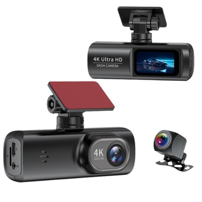 4K driving recorder, high-definition night vision, front and