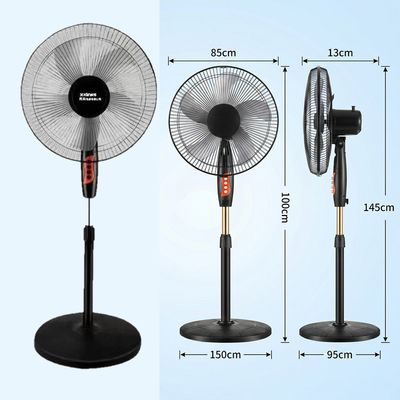 Electric Fan Shaking Head Floor Fan Remote Control Stand Fan