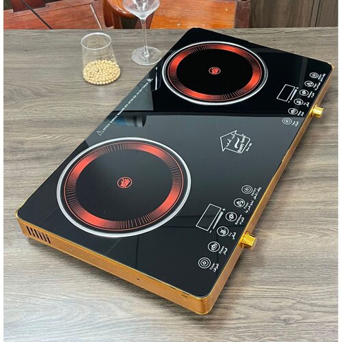 Double Burner Electric Ceramic stove Cooktop cooker plate