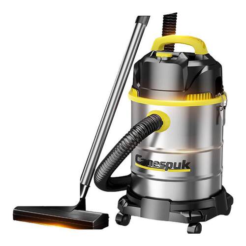 Vacuum cleaner with high suction, suitable for both dry and