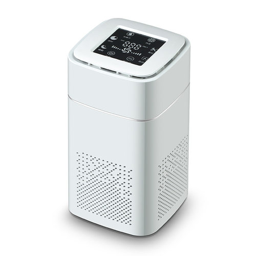 Desktop air purifier, office dust and odor removal, negative