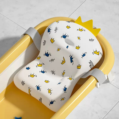 Baby bath anti slip sitting and lying down bath net adjustab
