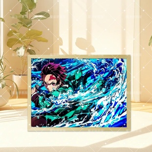 鬼灭之刃拼图1000片500块成人解闷高难度木质益智玩具男孩女礼物