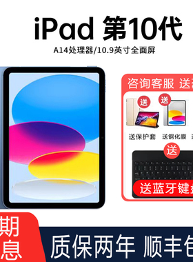 Apple/苹果 10.9 英寸 iPad10 (第十代)平板电脑2022新款A14芯片