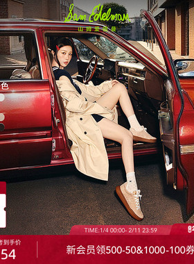 虞书欣同款SAM EDELMAN山姆爱德曼春季厚底双E红色德训休闲鞋RHEA