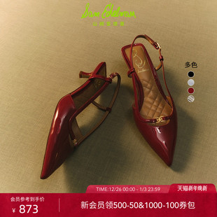 女TONI 凉鞋 SAM EDELMAN山姆爱德曼秋气质小香风尖头细跟高跟单鞋