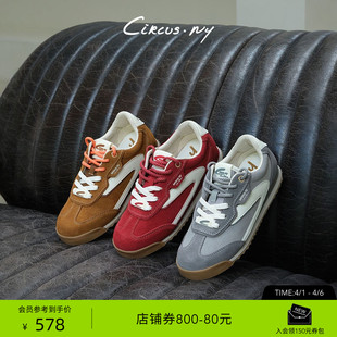 带红色阿甘赛车鞋 女CIRCUS EDELMAN山姆爱德曼春厚底休闲双鞋 SAM