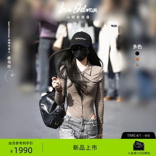EDELMAN山姆爱德曼26新款 通勤单肩hobo女包黑LYRA SAM 虞书欣同款