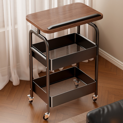 带轮可移动小推车置物架