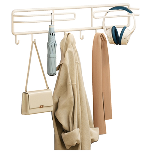 入户门免打孔挂衣架门后挂衣钩卧室玄关装饰挂钩衣帽架墙上面壁饰