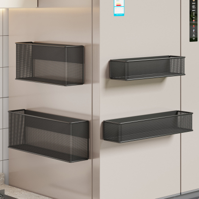 厨房冰箱侧边磁吸置物架