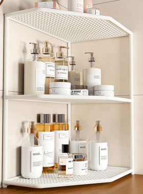 洗漱台置物架浴室洗手间台面转角收纳架厕所卫生间桌面角落储物架