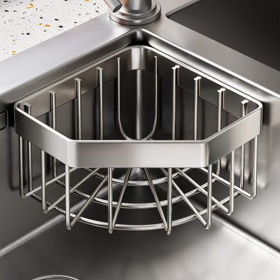 水槽沥水架转角挂篮厨房置物架