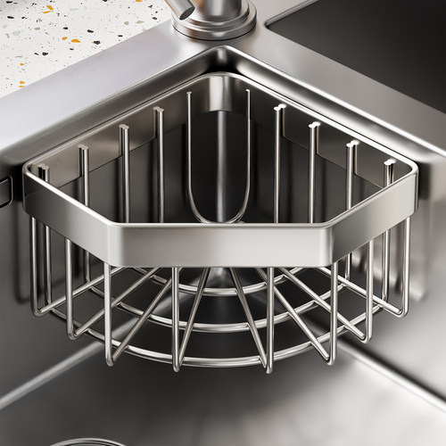 水槽沥水架转角挂篮厨房置物架