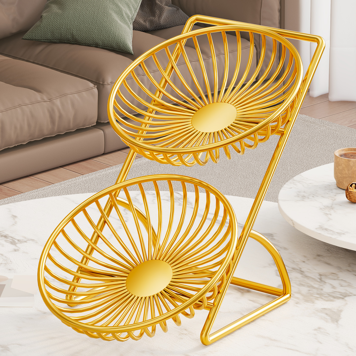 水果盘多层家用摆放置物架