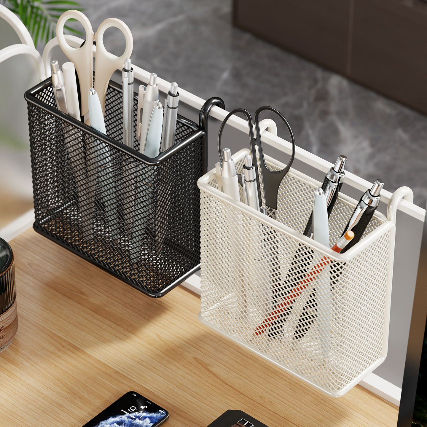 办公桌置物架多功能收纳整理神器