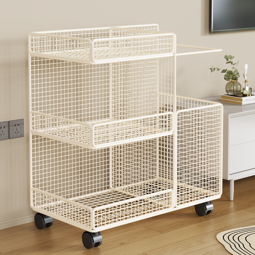 瑜伽垫收纳筐大容量带轮可移动