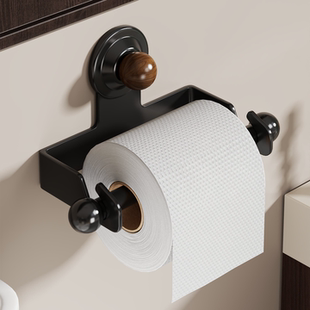 吸盘卫生间纸巾架厕纸盒卷纸免打孔架壁挂式抽纸盒洗脸巾置物架子