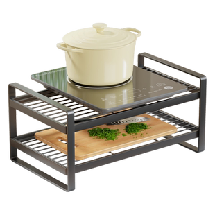 台面燃气灶托架支撑台厨房煤气灶罩盖板灶台置物架电磁炉架子支架