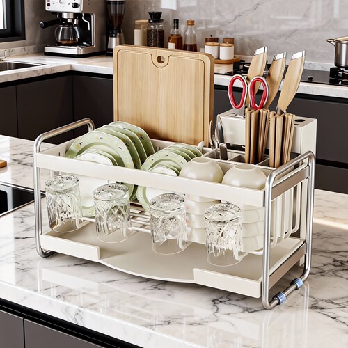 案板菜板架锅盖刀架置物砧架不锈钢砧收纳架多功能砧板台面放置架