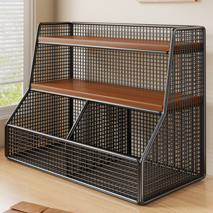 桌面置物架客厅家用多层零食架餐桌台面茶包水杯架厨房杂物收纳架