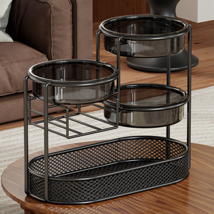 水果篮置物架水果盘家用客厅茶几桌面收纳架多层水果篮零食摆放盘