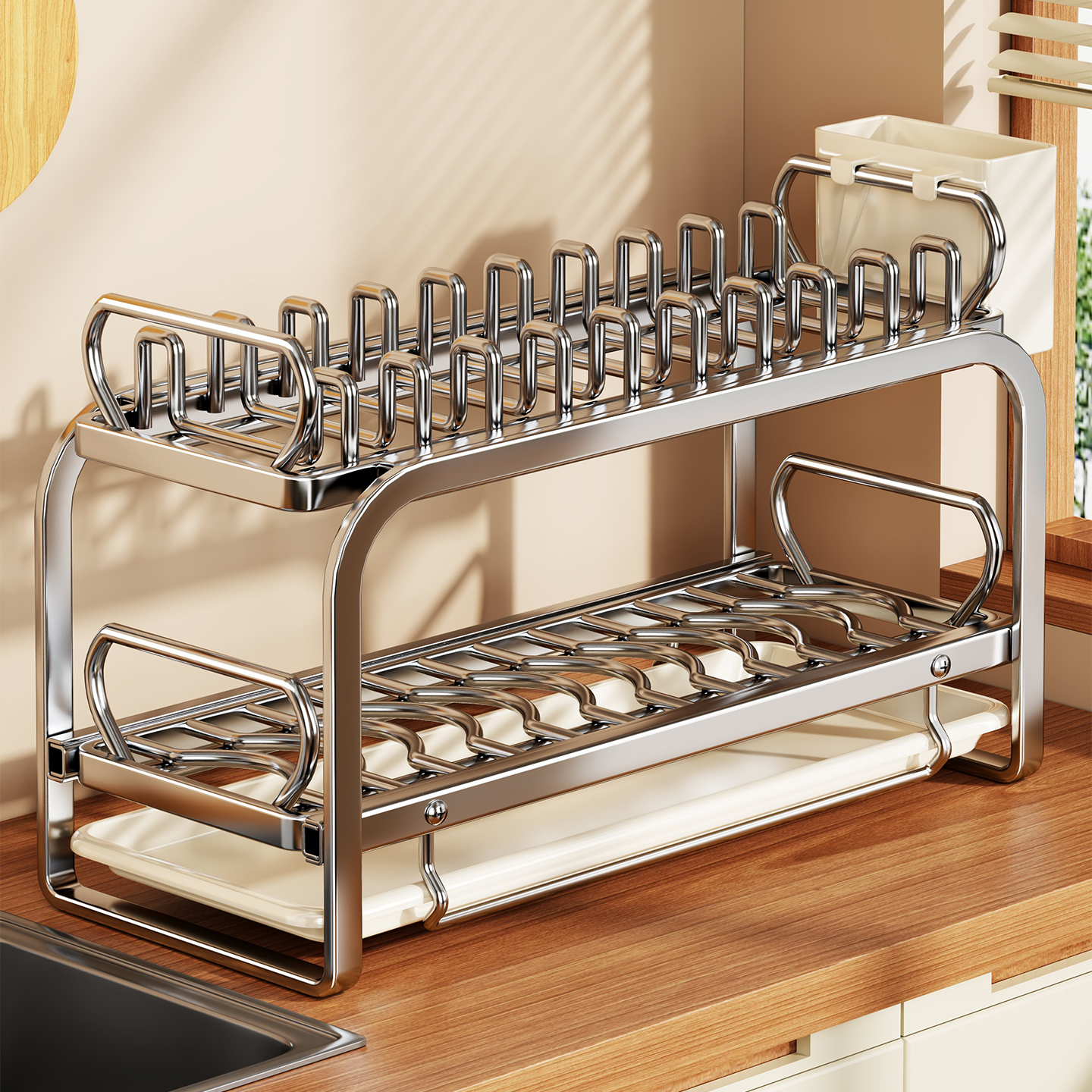 厨房置物架台面多层收纳架