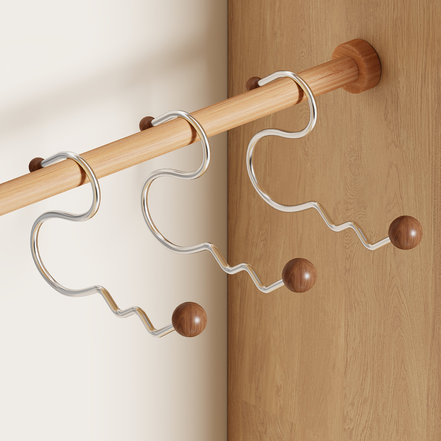 宿舍家用卧室柜内多功能挂钩