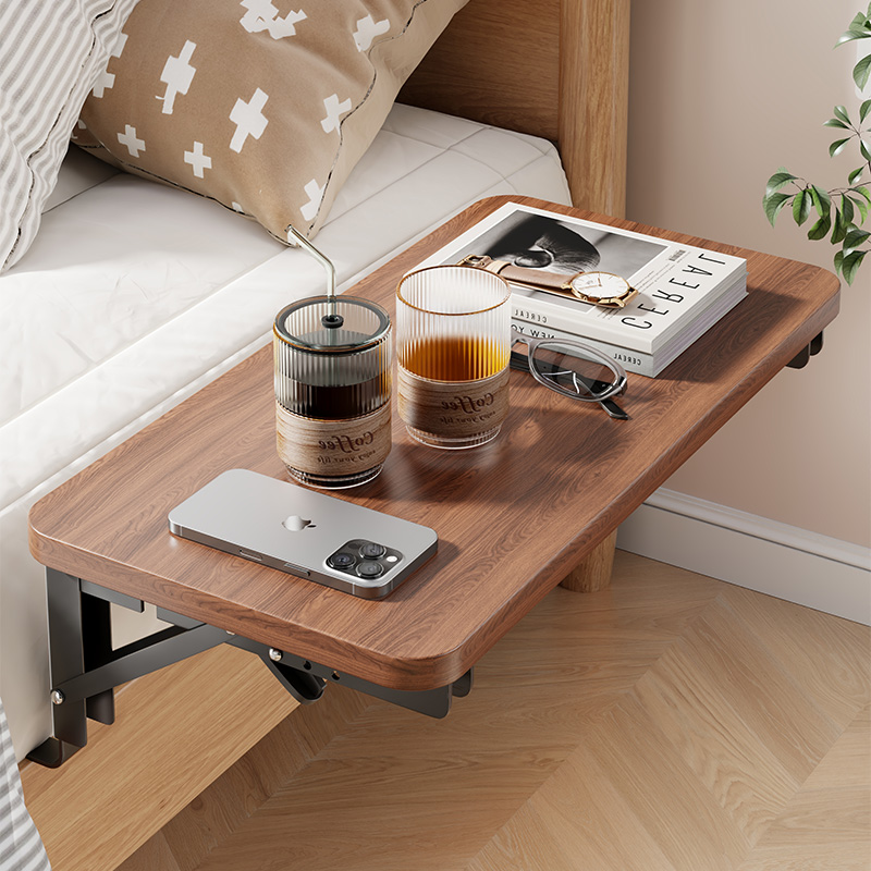 可折叠床头悬空置物架