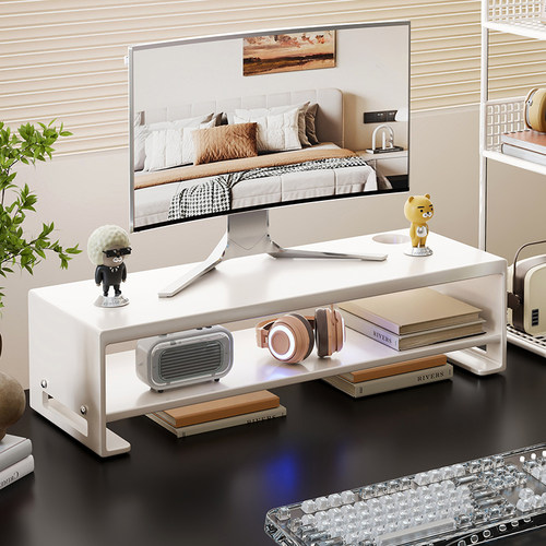 台式电脑增高架铁艺置物架