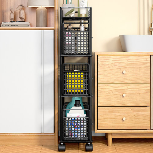 夹缝置物架卫生间多层隙收